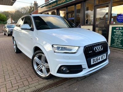 Audi Q3 2.0 TDI [177] Quattro S Line Plus 5dr S Tronic Estate Diesel White at Worlingham Motor Company Beccles