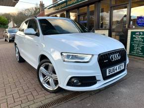 Audi Q3 2.0 TDI [177] Quattro S Line Plus 5dr S Tronic Estate Diesel White at Worlingham Motor Company Beccles