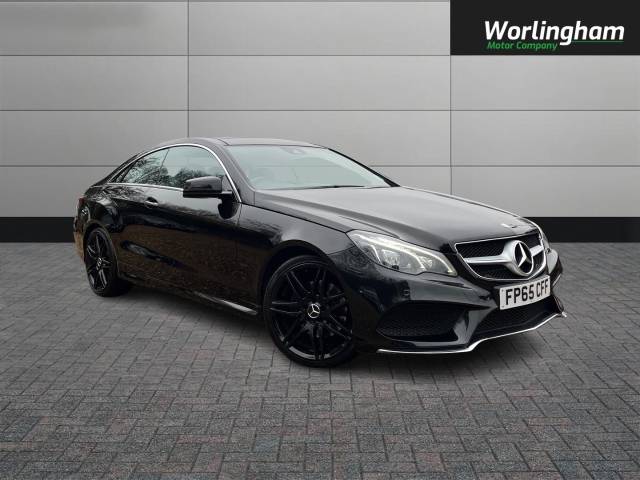 Mercedes-Benz E Class 3.0 E350 BlueTEC AMG Line 2dr 9G-Tronic Coupe Diesel Black